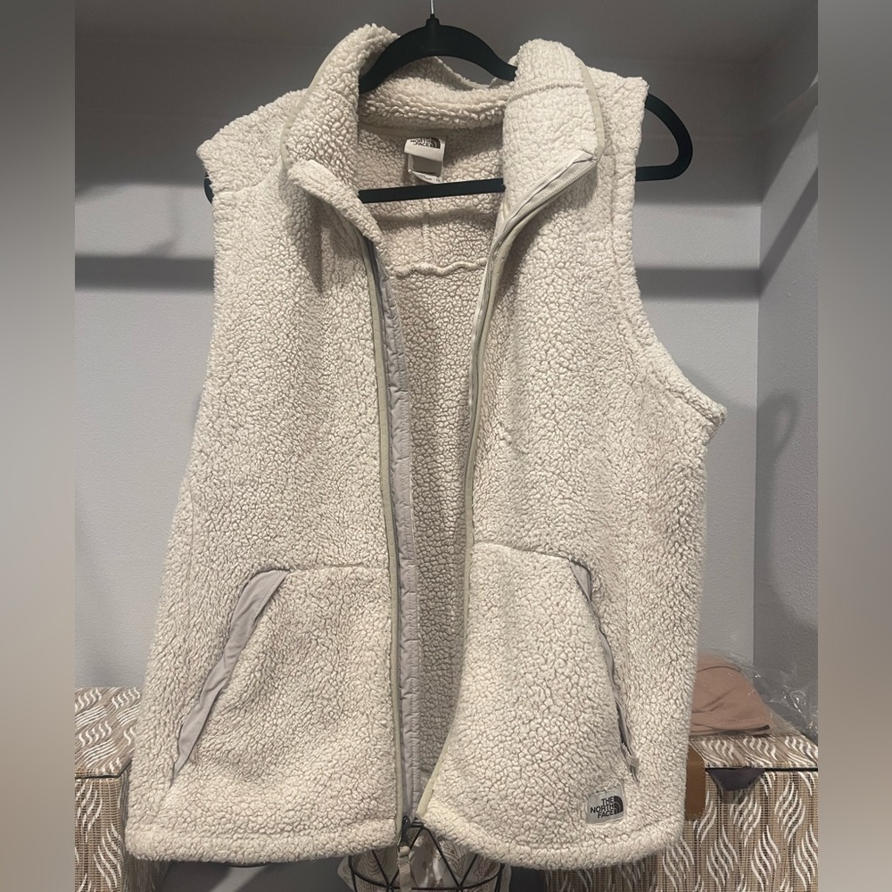 The North Face Cream Sherpa Fleece